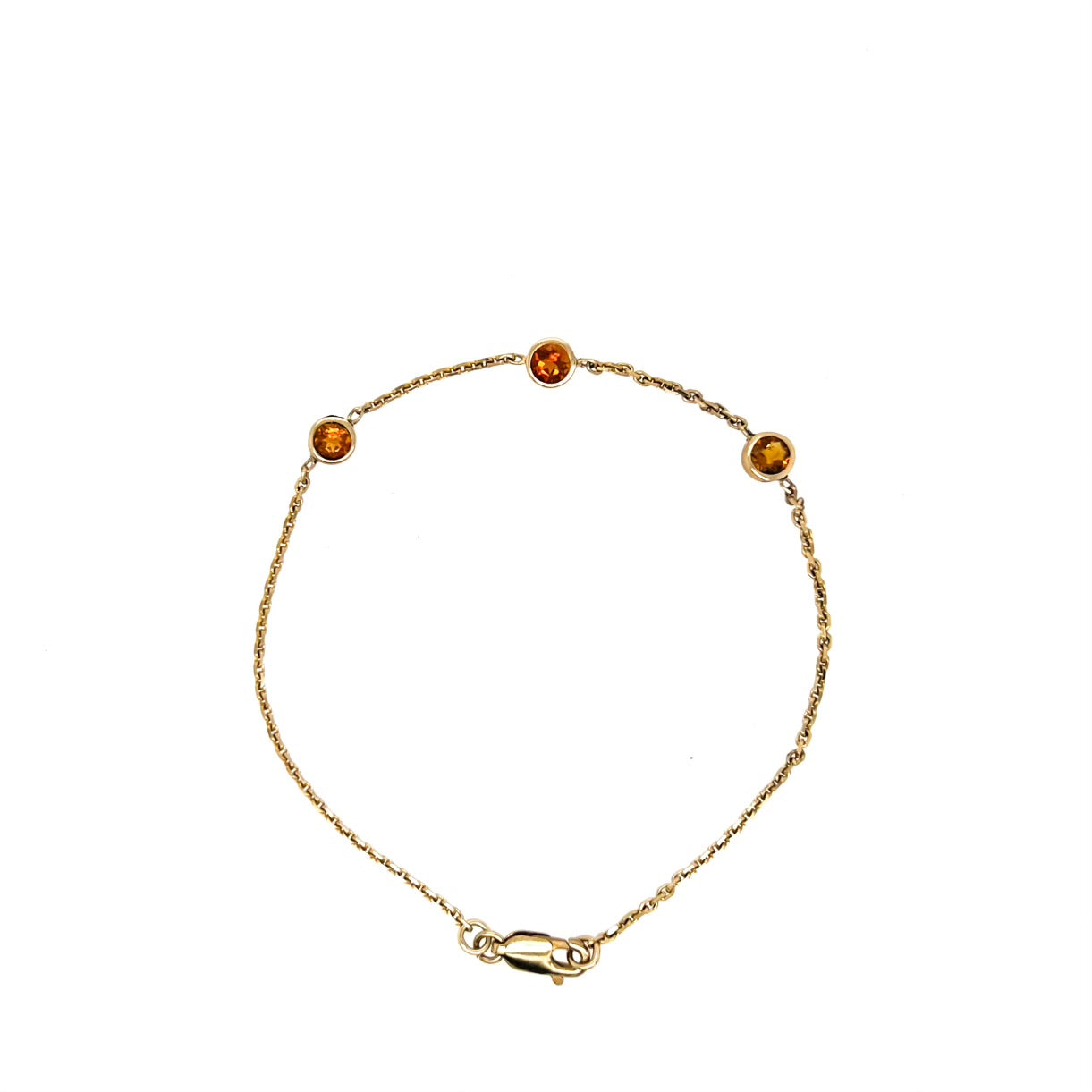 Trilogy Bezel Bracelet