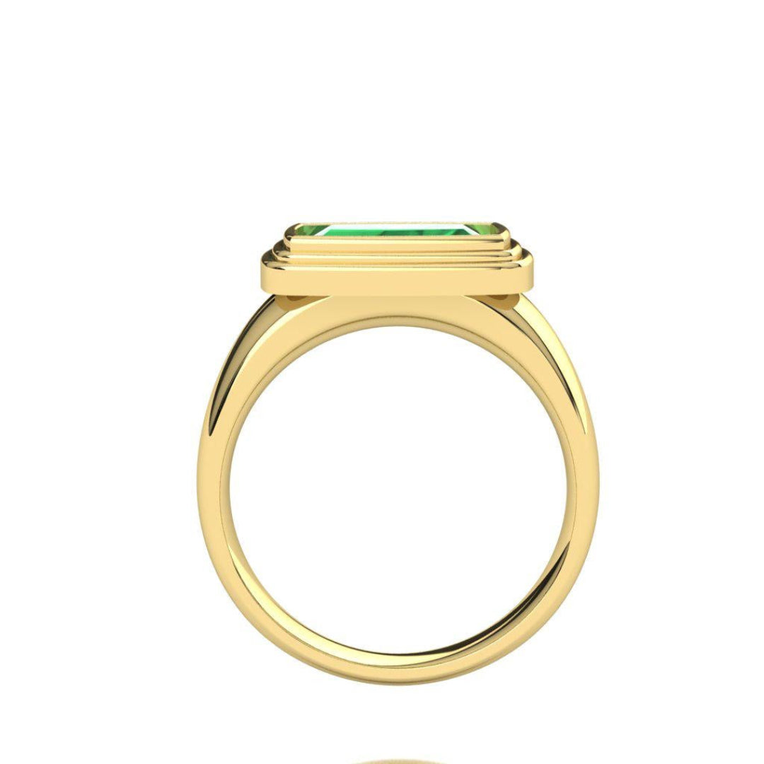 Sri Lankan Green Tourmaline Ring