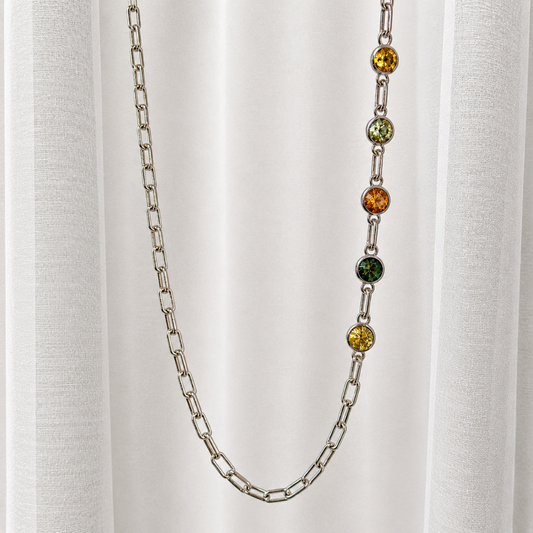 Coloured Sapphire Necklace