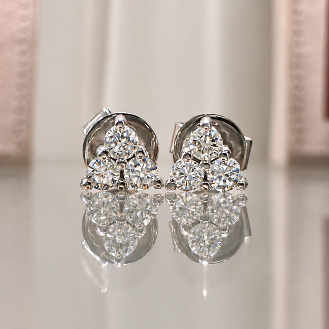Wedding Day Diamond Earrings