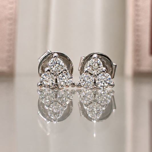 Wedding Day Diamond Earrings
