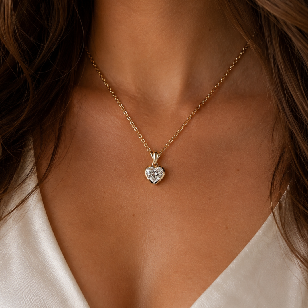Diamond Heart Pendant