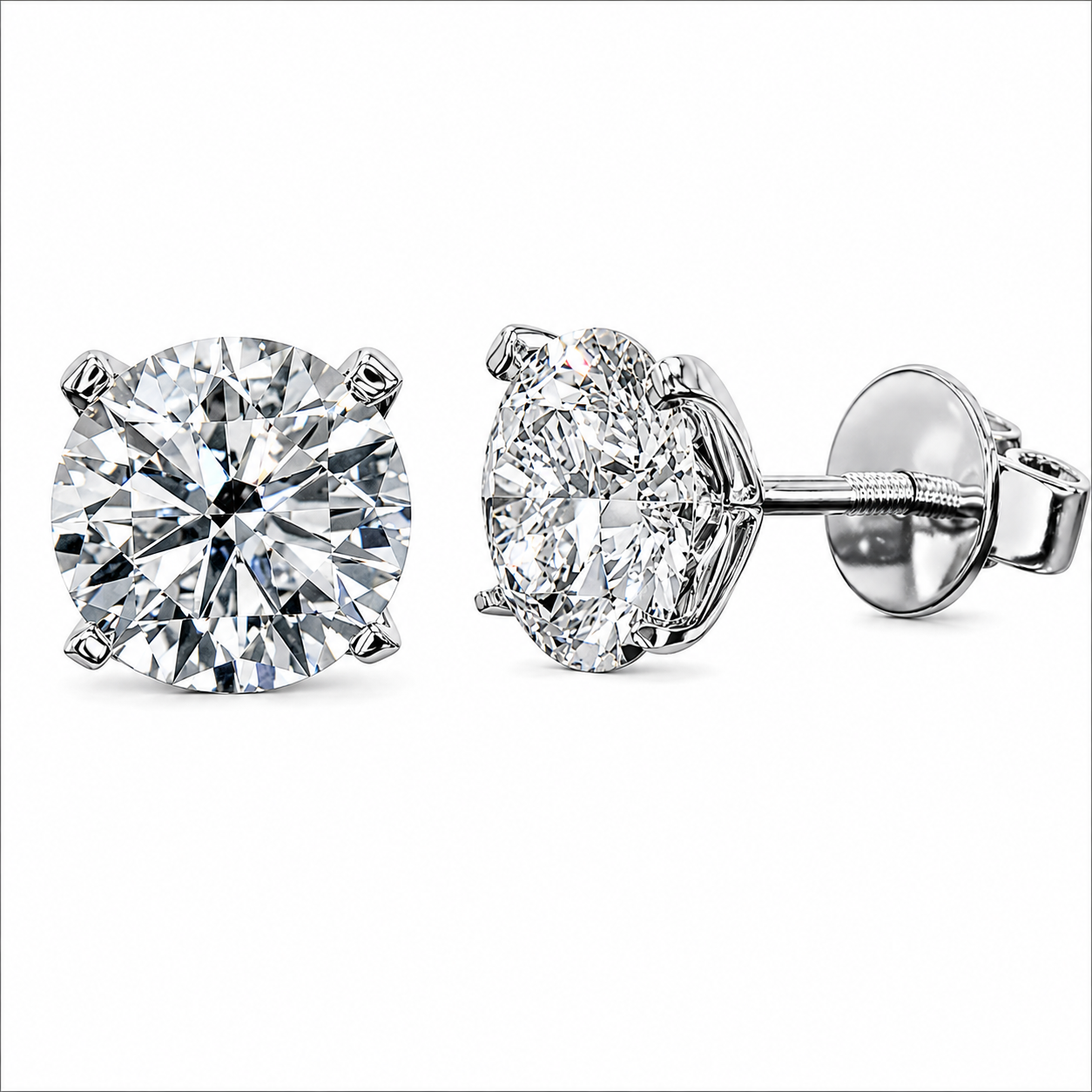Large Diamond Studs