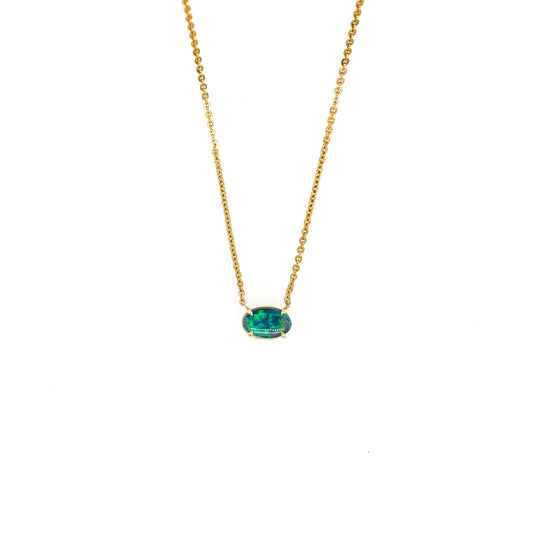 Oval Opal Pendant