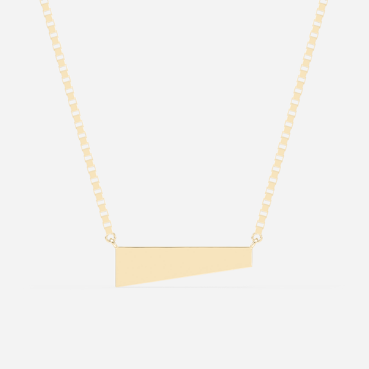 The Wedge East West Necklace