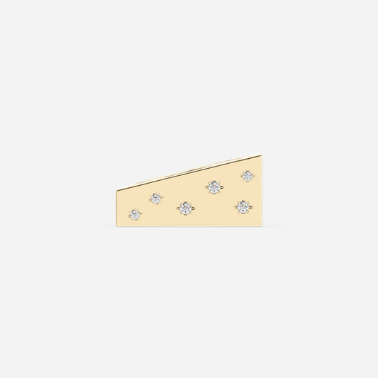 The Wedge Signet with Star Set Diamonds