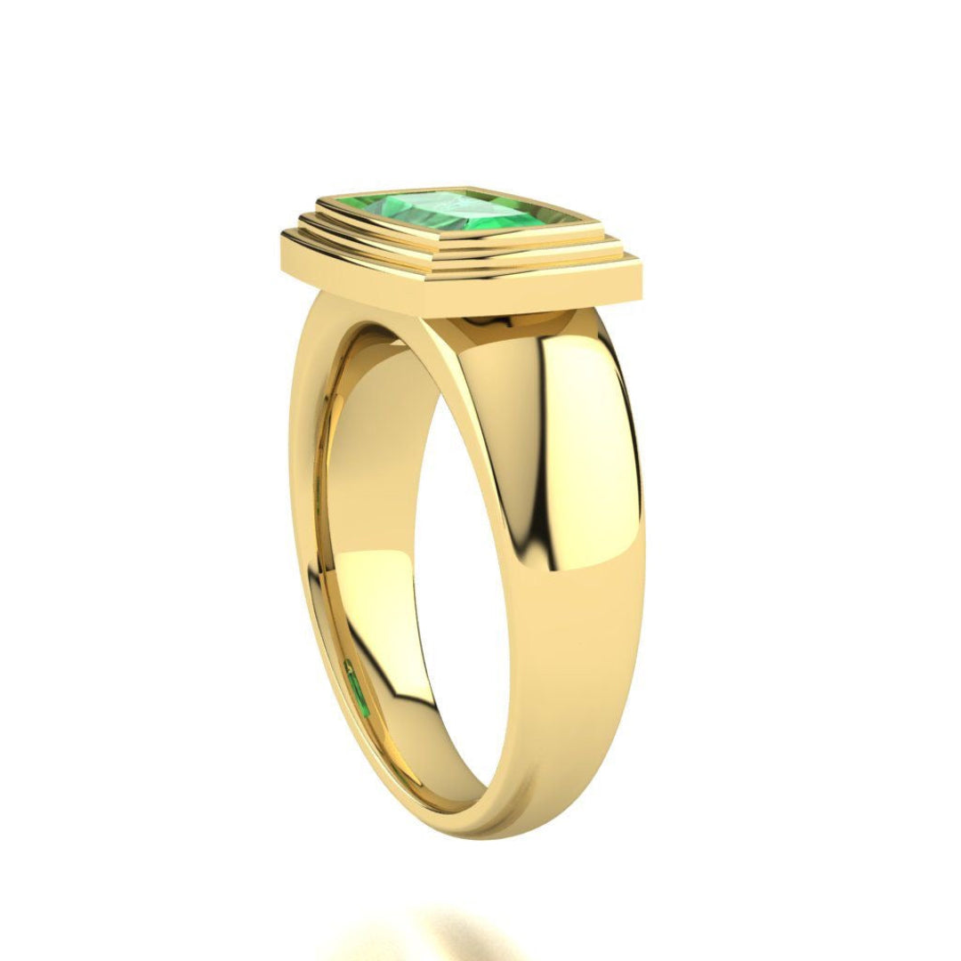 Sri Lankan Green Tourmaline Ring